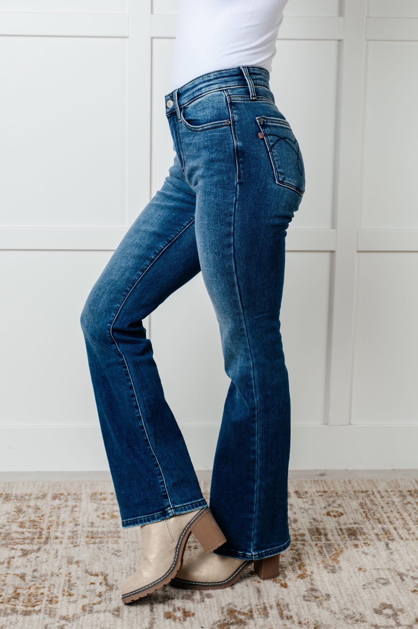 Judy Blue Hannah Thermal Bootcut Jeans