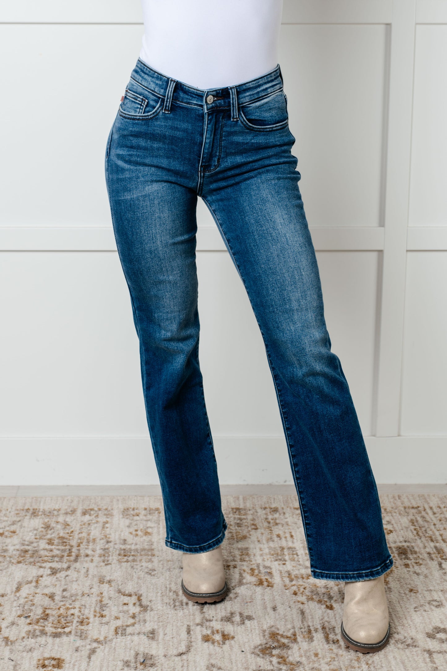 Judy Blue Hannah Thermal Bootcut Jeans