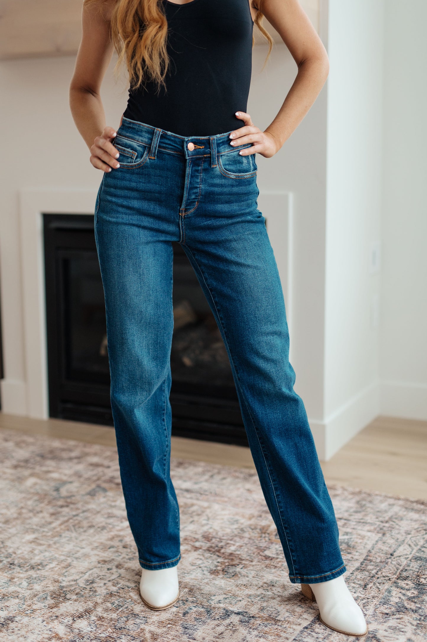 Judy Blue Pippa Button Fly Dad Jeans