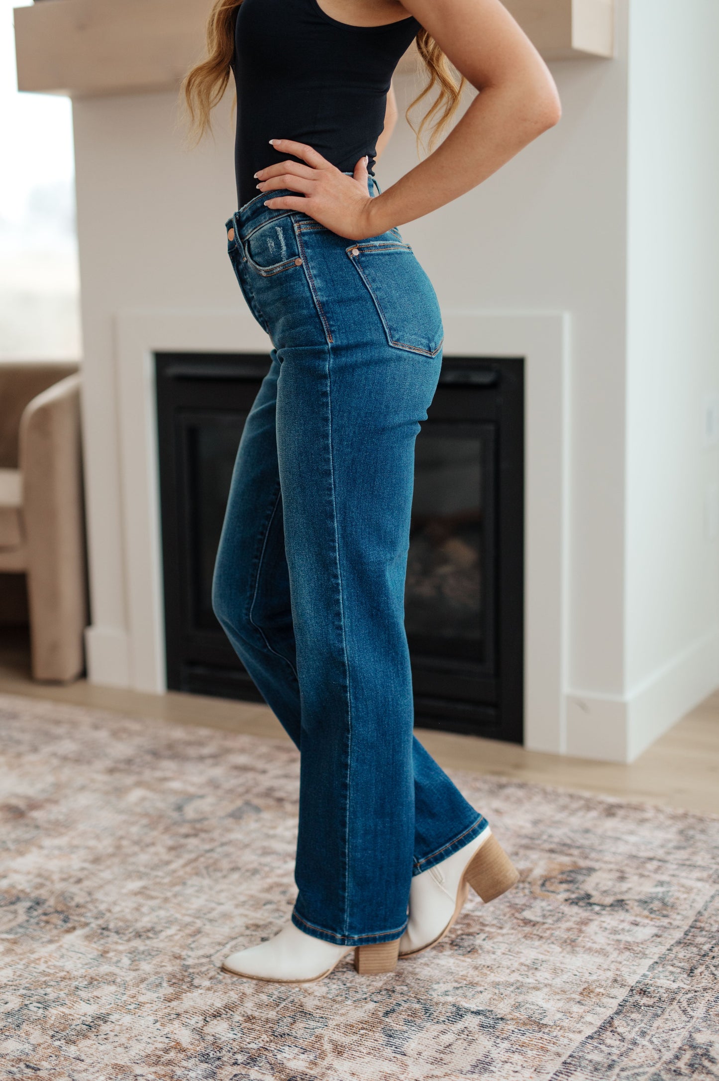 Judy Blue Pippa Button Fly Dad Jeans